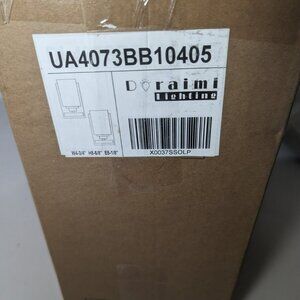 NEW- Doraimi 1 Light Industrial Bathroom Lighting Fixture Oil Rubbed (2 Pack)